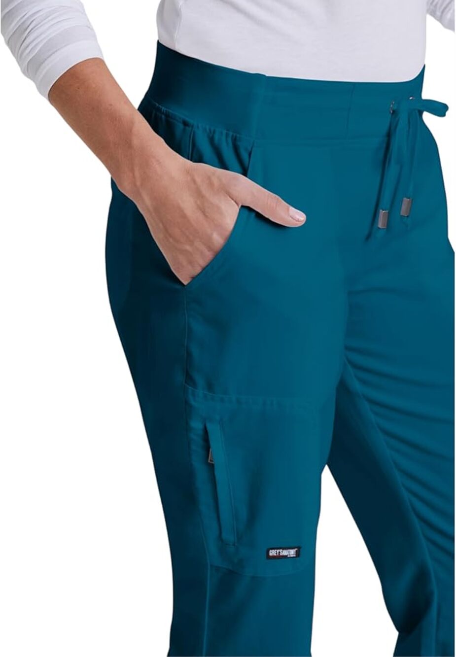 BARCO Grey's Anatomy Scrubs Mia Scrub Pant  Women's Scrub Pant Large Bahama